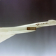 North American XB-70 Number 1 in flight. Note the lowered wingtips to take advantage of the compression left.